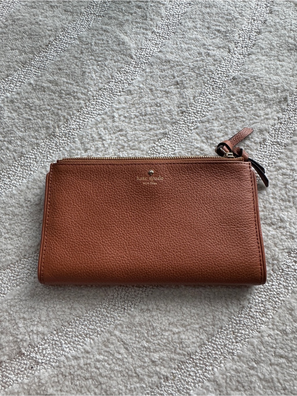 Kate Spade Brown Leather Wallet Clutch